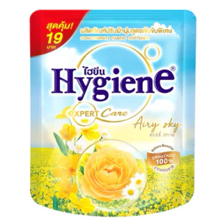 Hygiene expert care น้ำยาปรับผ้านุ่ม ไฮยีน ไฮยีนส์ ขนาด 110 มล. (แพค 3 ถุง) เลือกกลิ่นได้