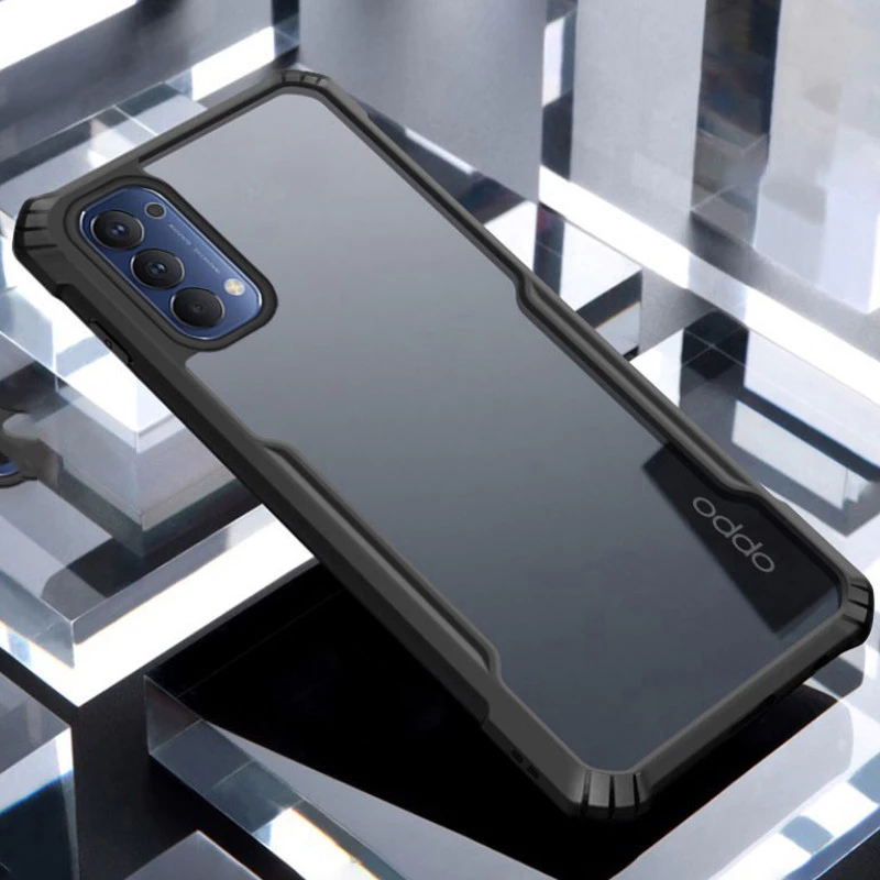 [คลังสินค้าพร้อม]สําหรับOPPO Reno 6 Pro 6Z 5 Pro 5 Lite 5Z 5F 4 Pro 4 Lite 3 Pro 2Z 2F 4G 5G Shockตกป้องกันเคสใส