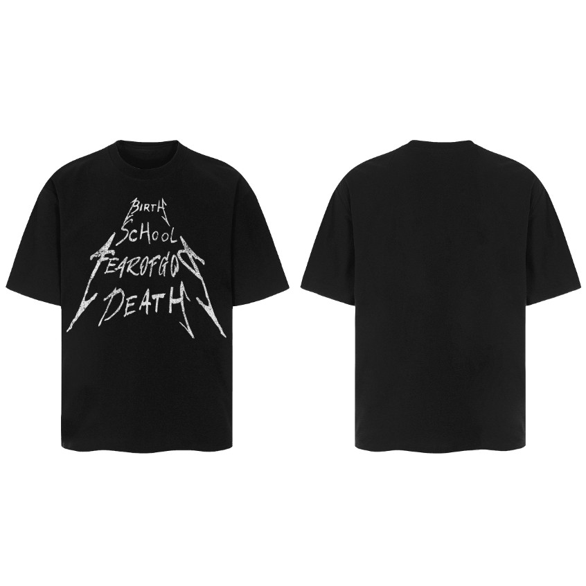 Fog Vinatage เสื้อยืดแขนสั้นแฟชั่นขายร้อน high street FEAR OF GOD แฟชั่นลําลองพิมพ์ high street เสื้