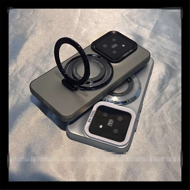 สําหรับ XIoami 17T 15T 14T 13T Pro กรณี Redmi หมายเหตุ 15 14 Pro Plus 5G POCO F8 Pro F8 Ultra X7 5G เคสโทรศัพท์วงเล็บแม่เหล็ก Matte กันกระแทกผู้ชายและผู้หญิงรวมทุกอย่างเคสโทรศัพท์