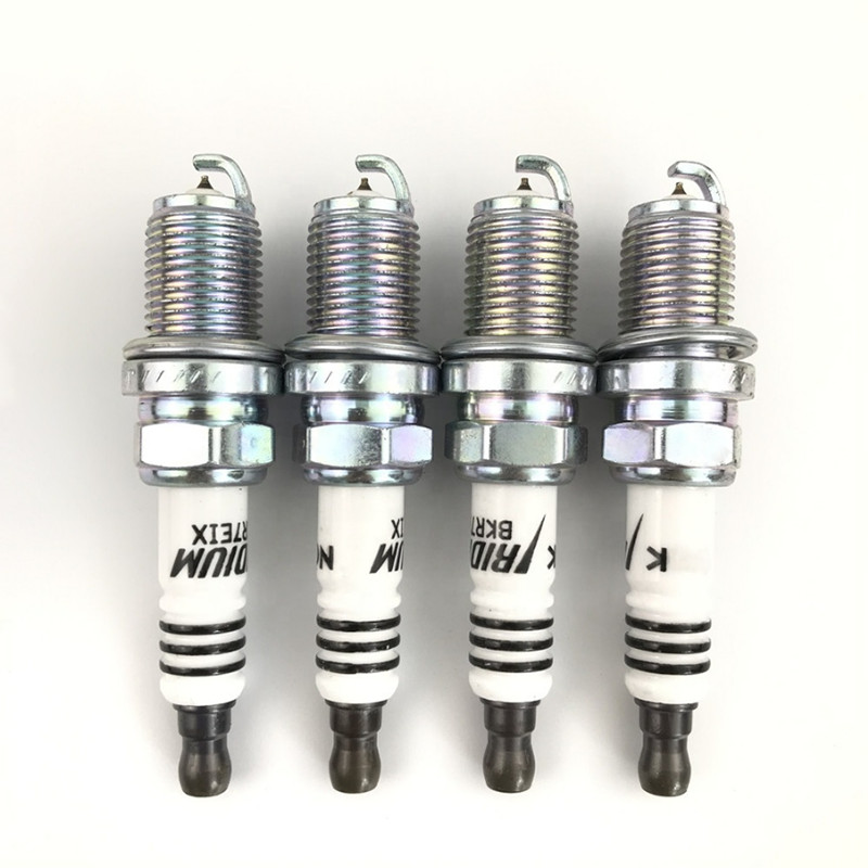 4PCS BKR7EIX 2667 หัวเทียนอิริเดียมสําหรับ Polaris-Porsche BMW-Honda Volvo-Audi คุณภาพสูง BKR7EIX-26