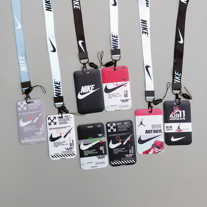 ที่ใส่บัตรทํางาน Lanyard ABS Bank บัตรเครดิตพนักงานผู้ถือบัตรชื่อ ID พวงกุญแจจี้ของขวัญ