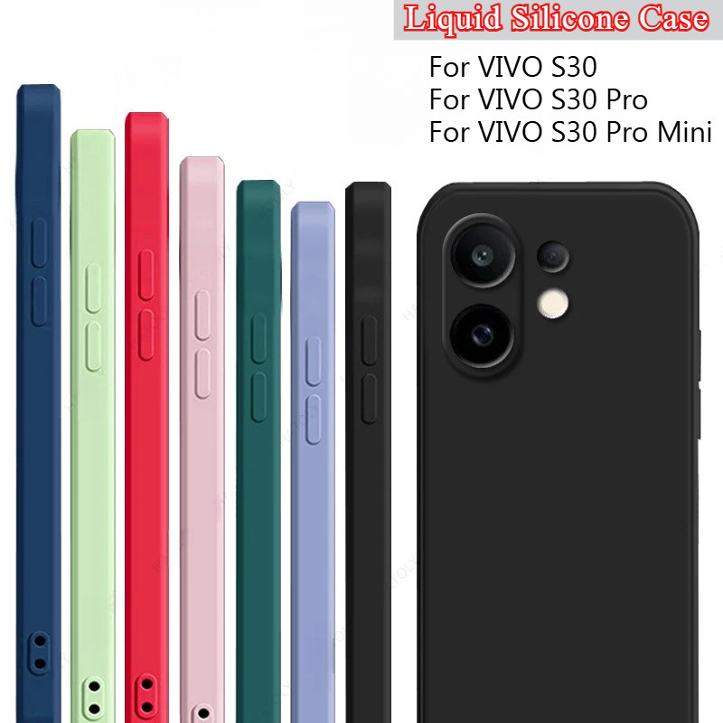 ซิลิโคนเหลวเคสโทรศัพท์สําหรับ vivo S30 Pro Mini Case Funda ปกหลังสําหรับ vivoS30 ป้องกันกรณีสําหรับ 