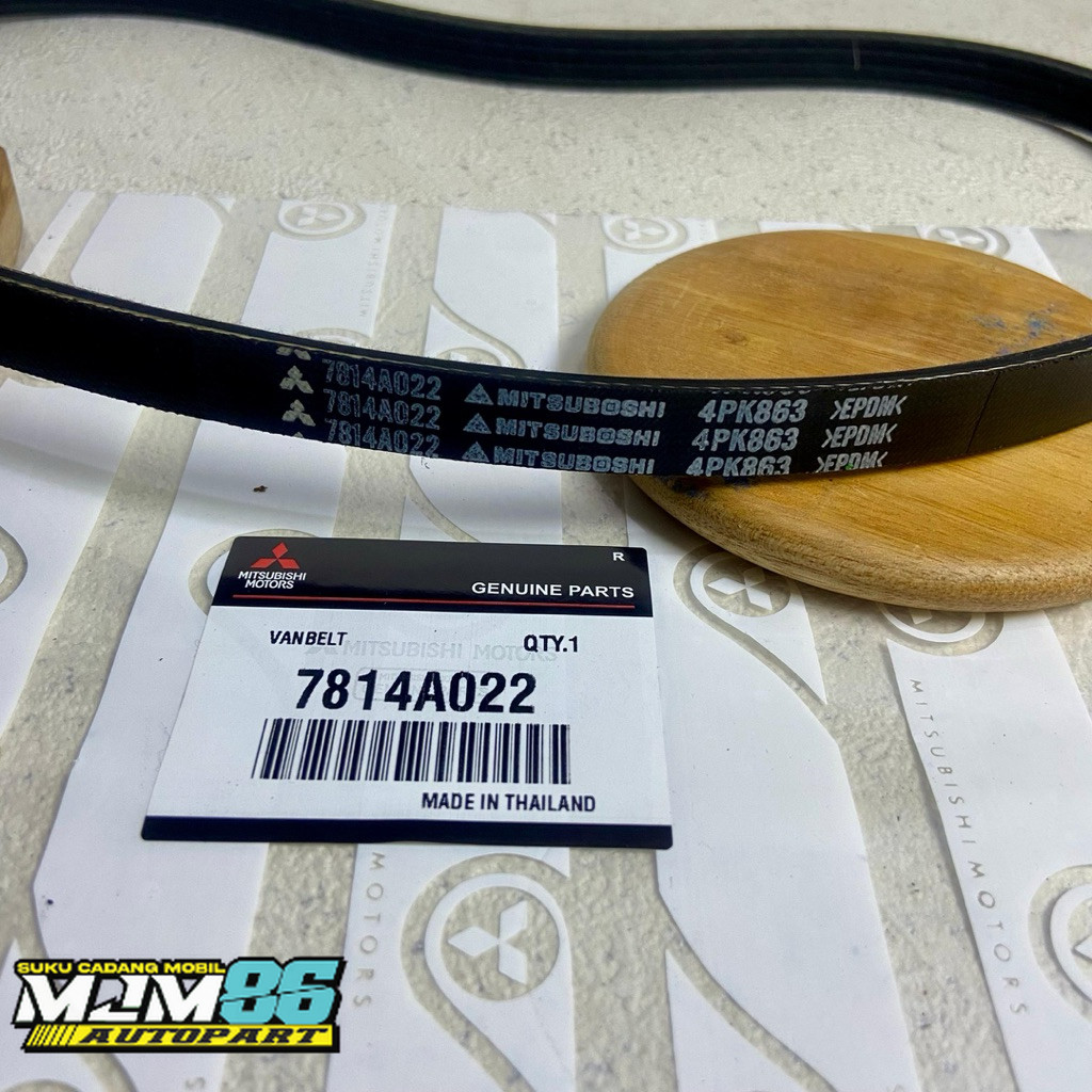 FAN BELT VAN BELT FAN BELT AC ALL NEW TRITON / KL3T Mitsubishi 7814A022 4PK 863