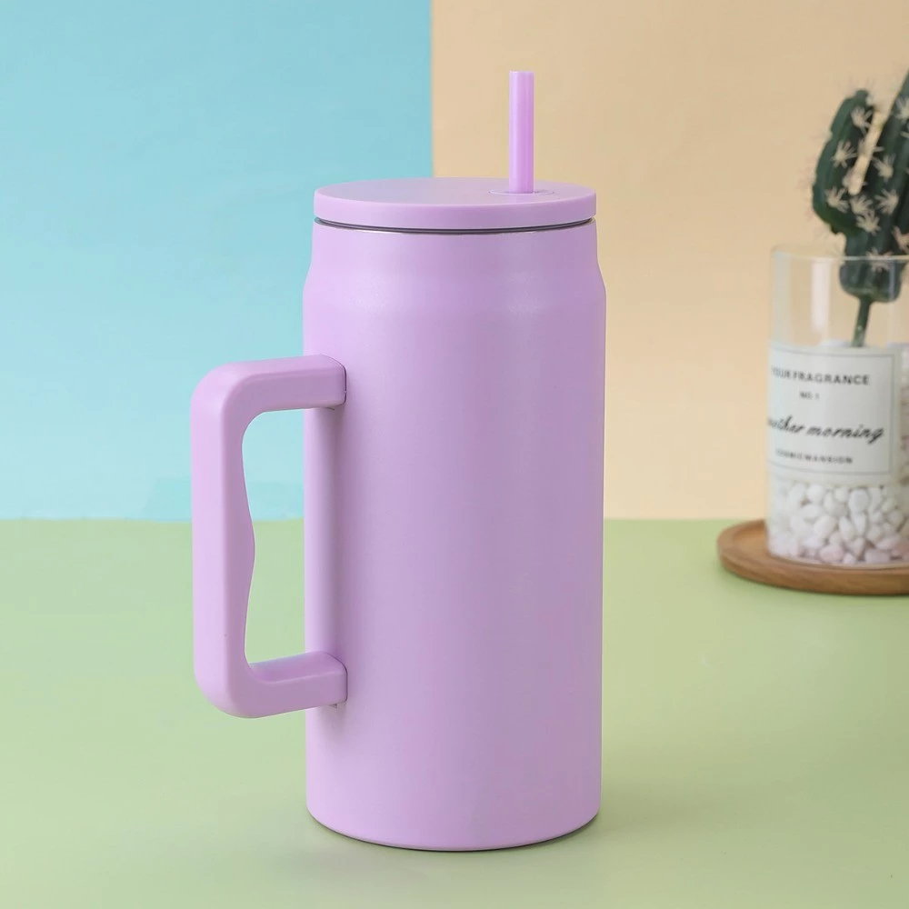 FLORIXX แก้วเก็บอุณหภูมิ 50oz 1500ml พร้อมหูหิ้วและฝาฟาง thumbnail 10