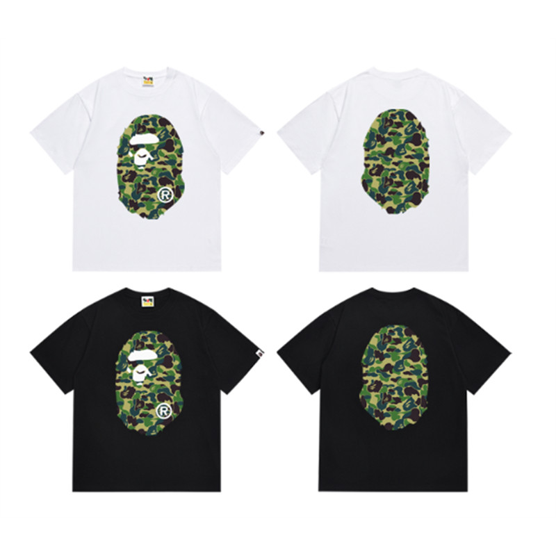 เสื้อยืดผ้าฝ้ายคลาสสิกแขนสั้น สำหรับทุกเพศ ลายพราง สวมใส่สบาย เหมาะสำหรับทุกคน