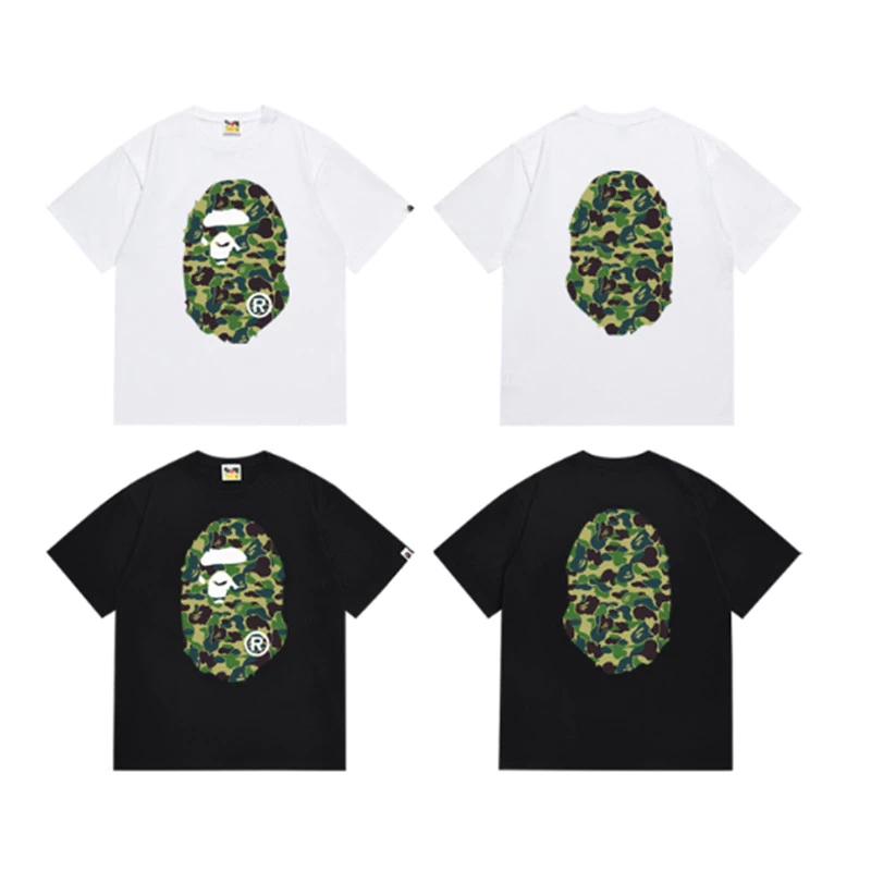 เสื้อยืดผ้าฝ้ายคลาสสิกแขนสั้น สำหรับทุกเพศ ลายพราง สวมใส่สบาย เหมาะสำหรับทุกคน