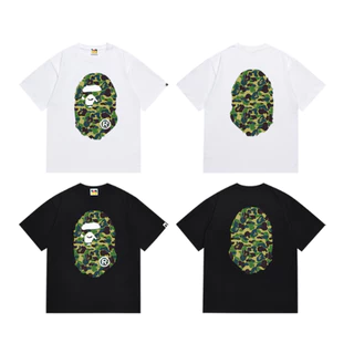 เสื้อยืดผ้าฝ้ายคลาสสิกแขนสั้น สำหรับทุกเพศ ลายพราง สวมใส่สบาย เหมาะสำหรับทุกคน
