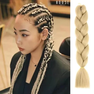 🔥HOT🔥 🔥แฮร์พีชผมเปีย ยาว 24" 60cm 100g. แฮร์พีช ไหมถักผม ไหมถัก ผมเปีย (พร้อมส่ง)