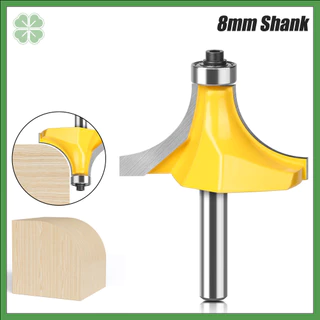 Roundover Router Bit, 8mm Shank Radius R53 R63, ขนาดใหญ่เส้นผ่านศูนย์กลางมุมรอบ Bit สําหรับ Trimmer Router, งานไม้ Chamfer เครื่องตัดเครื่องมือ