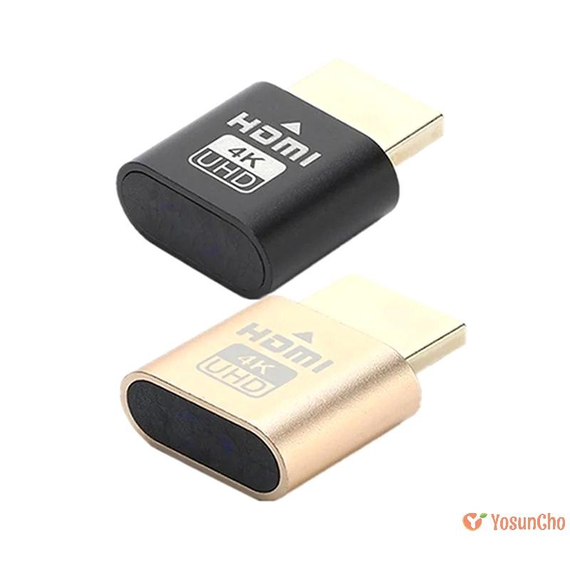 YosunChoker] จอแสดงผล HDMI 4K HDMI DDC EDID Dummy Plug EDID Display Cheat Virtual Plug HDMI Dummy Ad