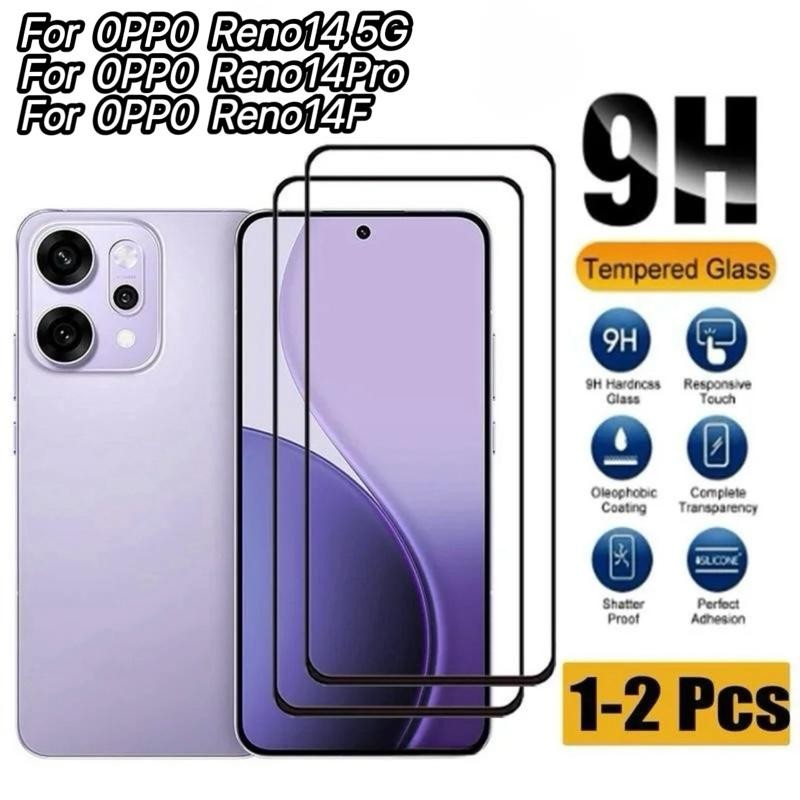 ตรงรุ่นReno14 มาใหม่ ฟิล์มกระจกเต็มจอ สำหรับ For OPPO Reno14 5G Reno14Pro Reno14F ฟิล์มกันกระแทก ฟิล์มกันรอย ฟิล์มกระจก