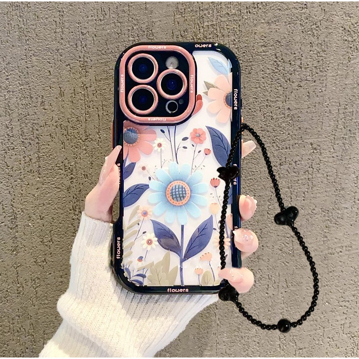 Retro Instagram HP ดอกไม้สําหรับ Vivo Y17S Y15S Y12 Y28 Y12S Y20 Y91C Y27S Y03 Y18 Y17 Y30 V30 Y100 