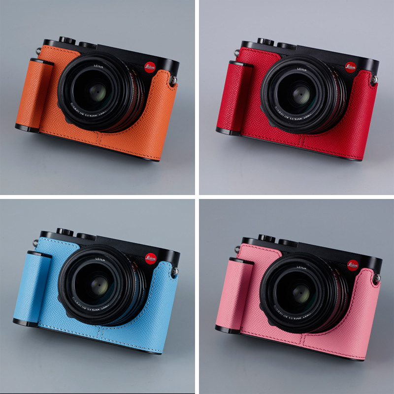 [ติดตามส่วนลดทันที] Milicase เหมาะสําหรับ Leica Leica Q2 Q-P Q Q QP เคสหนังแท้เคสป้องกันปลอกกล้อง