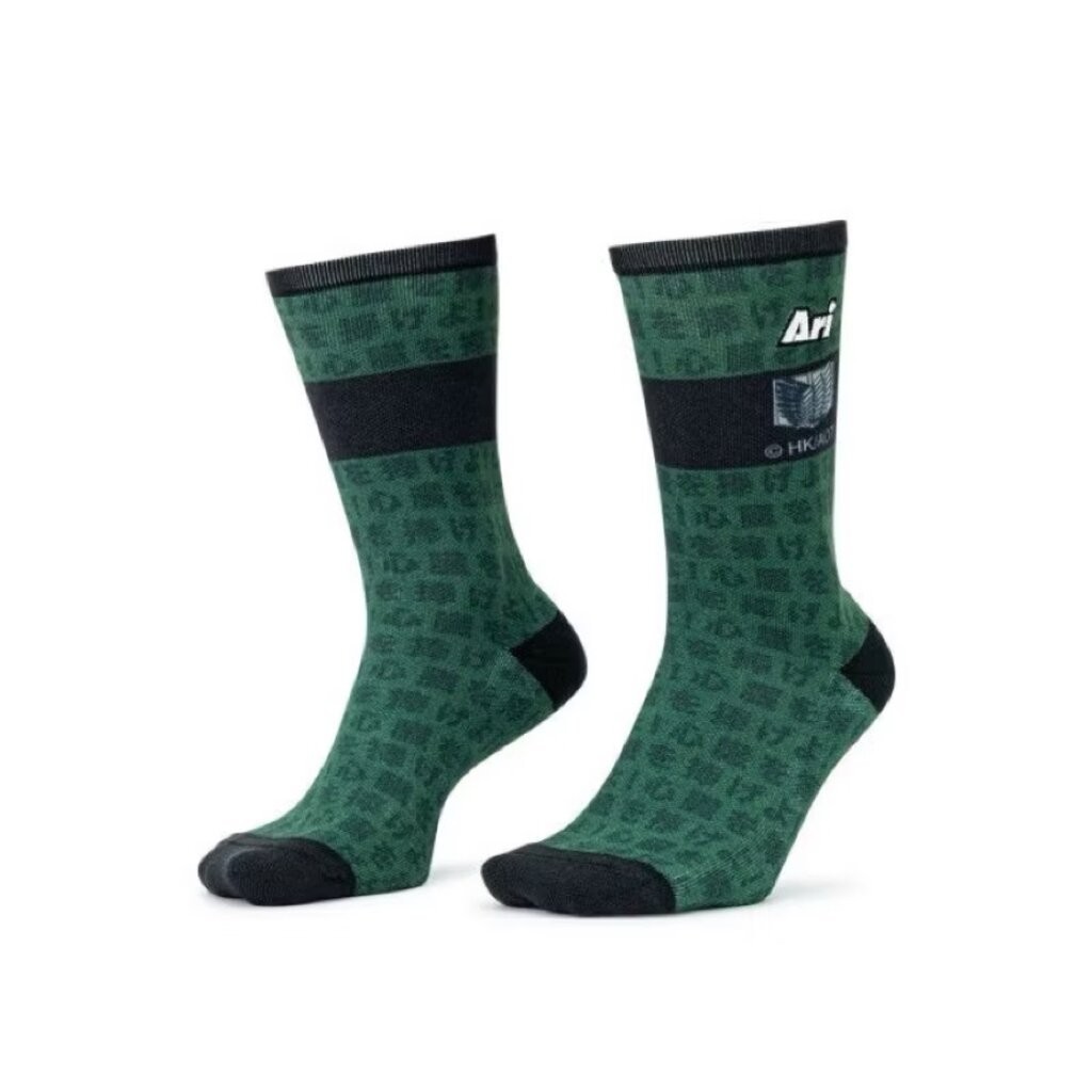 ถุงเท้าวิ่ง Ari X AOT Running Socks LIMITED ‘GREEN’