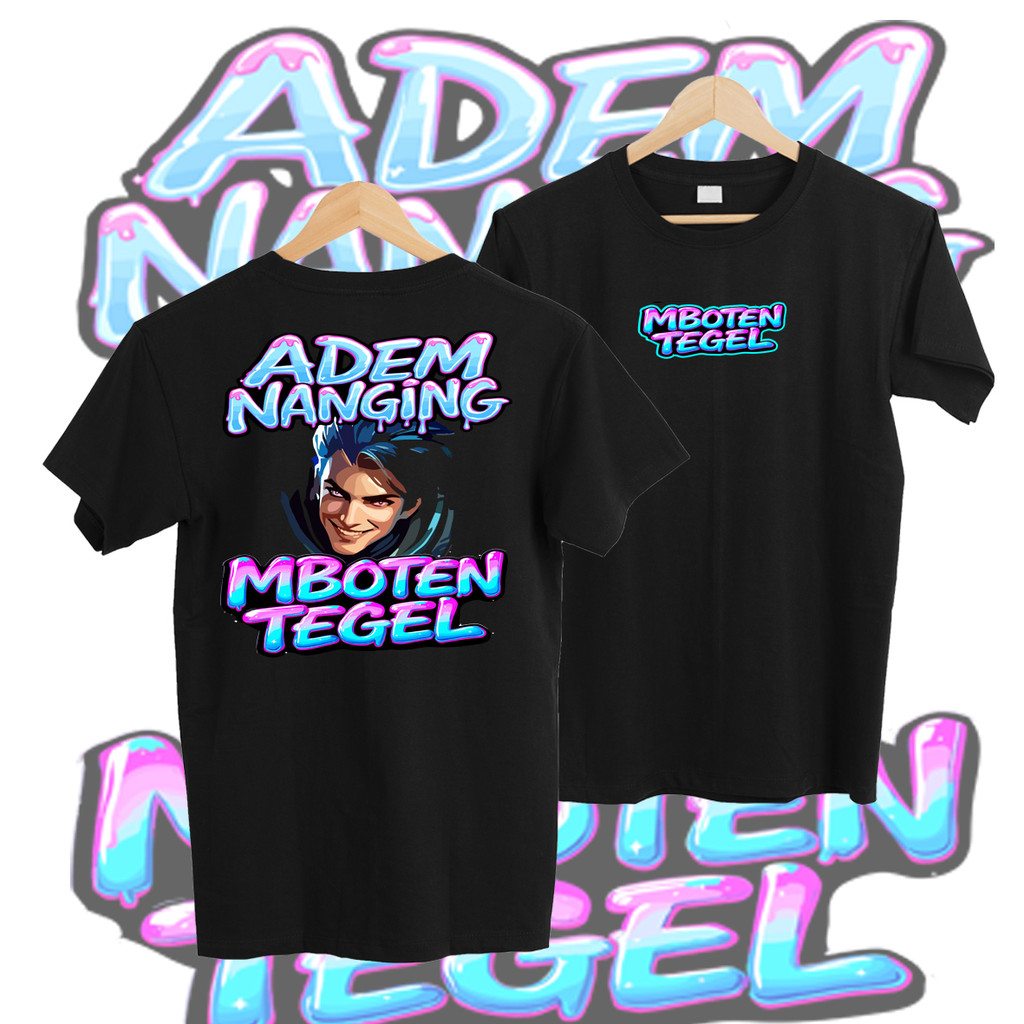 เสื้อยืด ALUCARD DISTRO ADEM NANGING MBOTEN SEALED