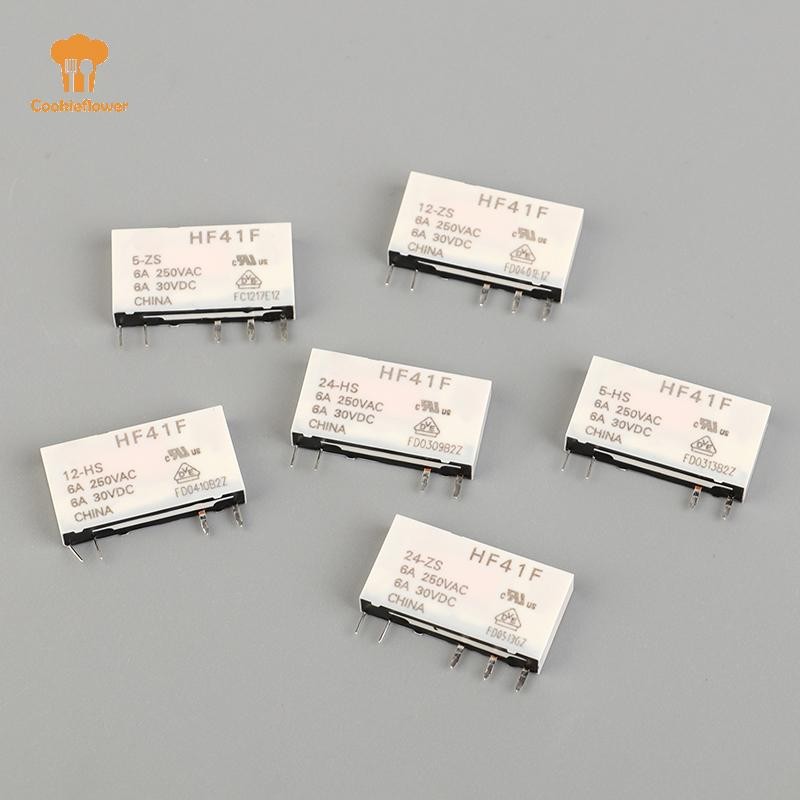 Ckfr HF41F-24-ZS HF41F-12-ZS HF41F-5-ZS HF41F-5-HS HF41F-12-HS HF41F-24-HS รีเลย์อุตสาหกรรม Subminia