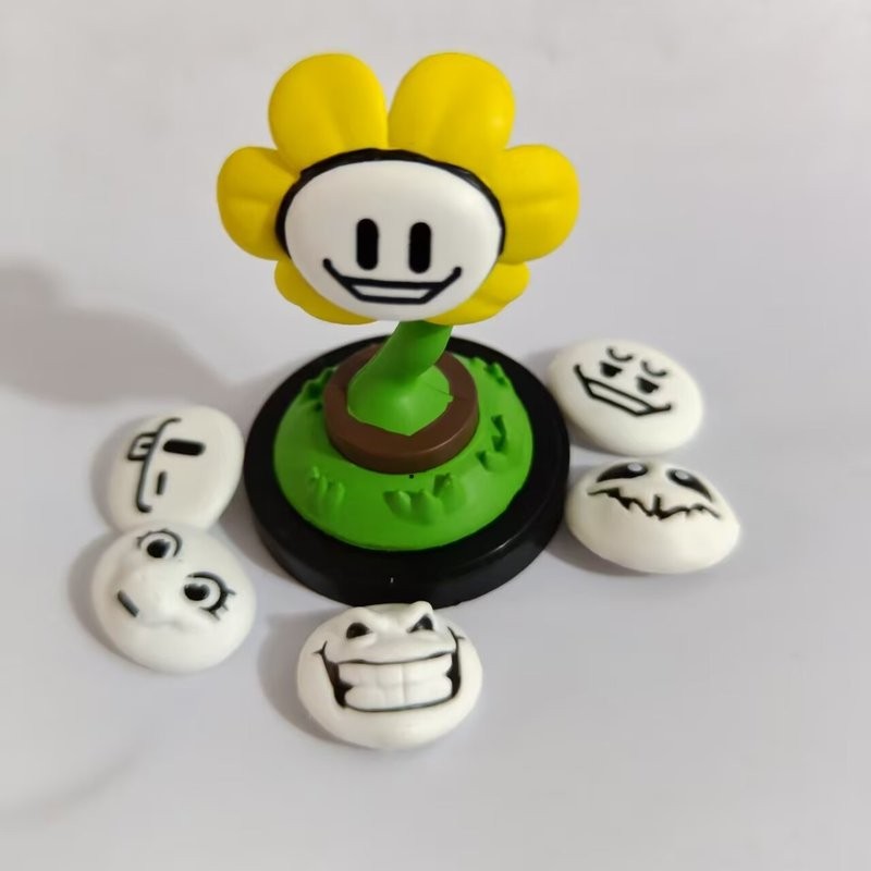 7 ซม.UNDERTALE รูป Flowey Sans รุ่น Q PVC Action Figure Amine ตุ๊กตาสะสม