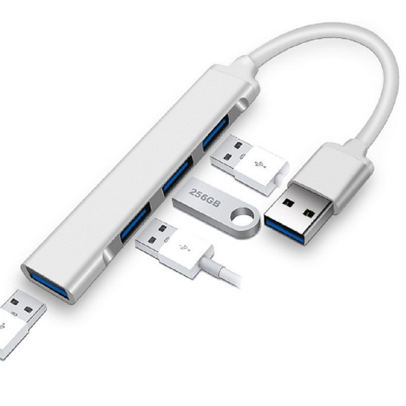 อแดปเตอร์ OTG USB 3.0 Type-C Hub 4 พอร์ต แปลงสาย สําหรับ พีซี คอมพิวเตอร์ โน้ตบุ้ค มือถือ แท็บเลต รุ่นพิเศษ