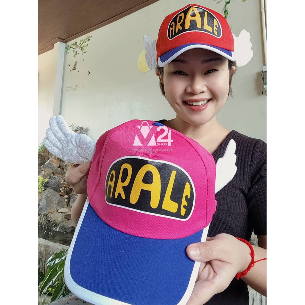 (1 ใบ) หมวกอาราเล่ย์ Arale หมวกมีปีก หมวก อาราเล่ย์ หมวกแก๊ปหมวก คอสเพล คอสตูม ตัวการ์ตูนญี่ปุ่น m24