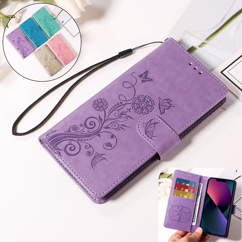 Samsung Galaxy A06 A16 A15 A55 A35 A25 A05S A05 A32 A54 A14 A34 A12 A03 A23 A73 A53 A13 A33 ลายนูนหนังกันกระแทกป้องกันกรณีช่องใส่การ์ดกระเป๋าสตางค์ฝาครอบโทรศัพท์