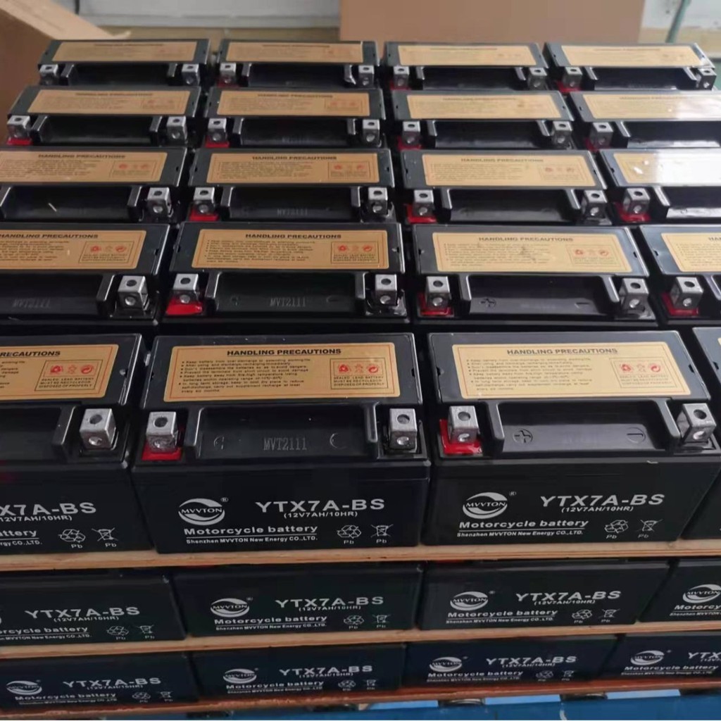 แบตเตอรี่รถจักรยานยนต์ 12V 5AH 6AH 7AH สำหรับ WAVE, Mio New, MSX, SCOOPY-I, FINO,  KSR Battery for motorcycle