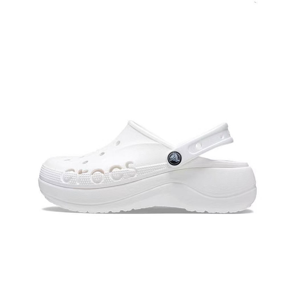 CROCS รองเท้าลำลองผู้หญิง BAYA PLATFORM CLOG รุ่น 20818611S - WINTER WHITE/BONE