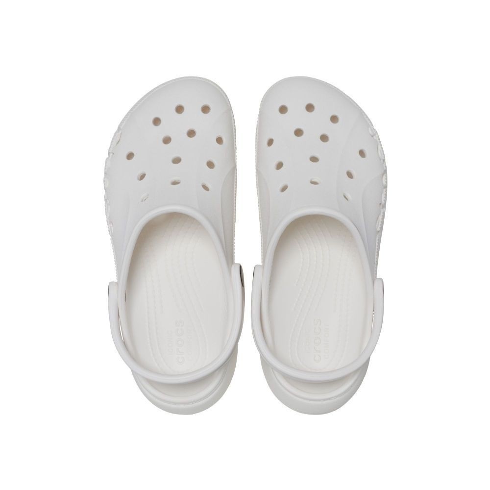 CROCS รองเท้าลำลองผู้หญิง BAYA PLATFORM CLOG รุ่น 20818611S - WINTER WHITE/BONE