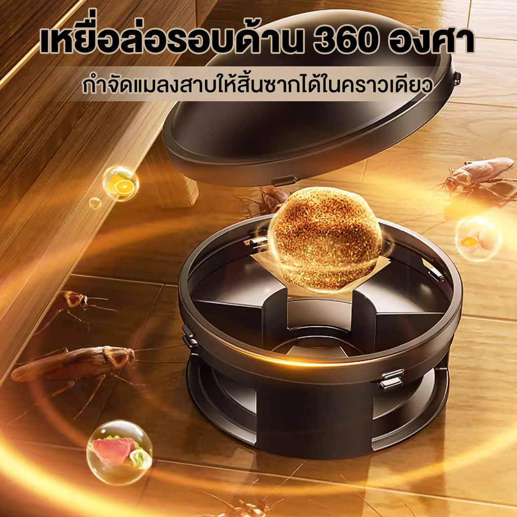 บ้านแมลงสาบ ยากำจัดแมลงสาบ ที่ดักแมลงสาบ ชิ้น กำจัดแมลงสาบ Black cap บล็อคแคปซูลฆ่าแมลงสา - รูปที่ 3