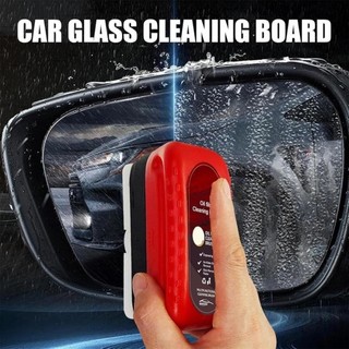 Sikat Film Alat Cairan Obat Pembersih Penghilang Minyak Jamur Kerak Air Kaca Cermin Mobil 120ML Automotive Car Glass Oil Film Wiper Removing Cleaning Brush Water Spots Stain Auto Removal Oil