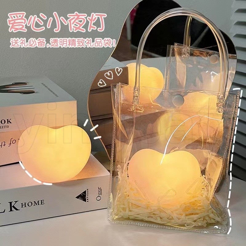 Love Night Light พร้อมถุงของขวัญ Instagram Creative บรรยากาศของขวัญวันวาเลนไทน์ Photo Prop ของเล่น