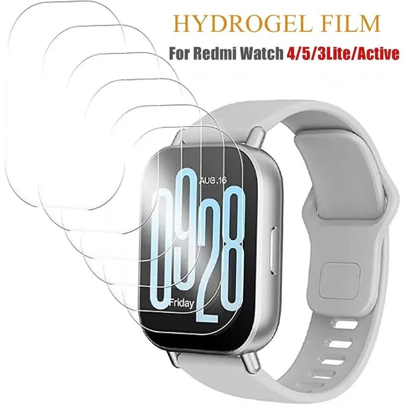 ฟิล์มไฮโดรเจลสําหรับ Xiaomi Redmi Watch 5 3 Active Lite สมาร์ทวอท์ชป้องกันหน้าจอ Anti-Scratch Mi Redmi Watch 5 3 Lite/Active Prottecve ฟิล์ม