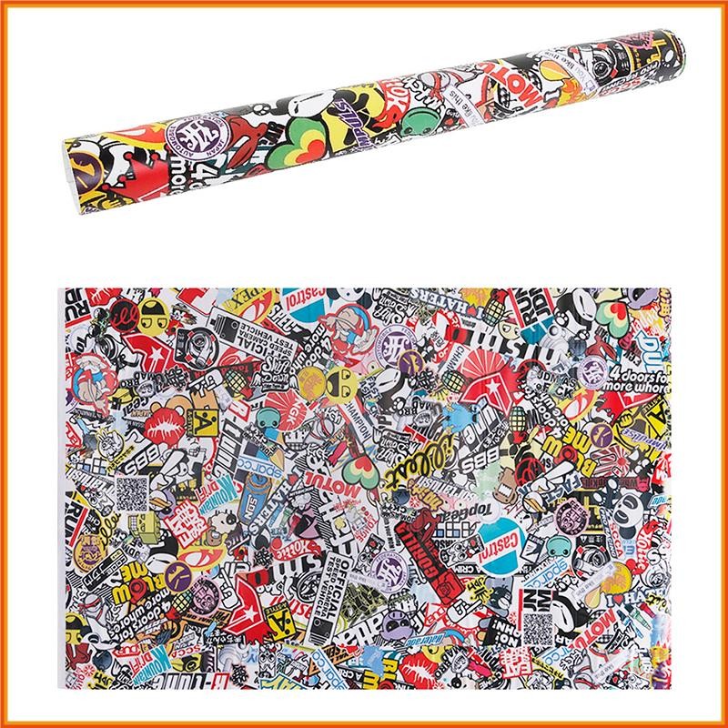 Topsky Rock Panda การ์ตูน Graffiti สติกเกอร์รถระเบิดแผ่น Decal สติกเกอร์ 20 x 30