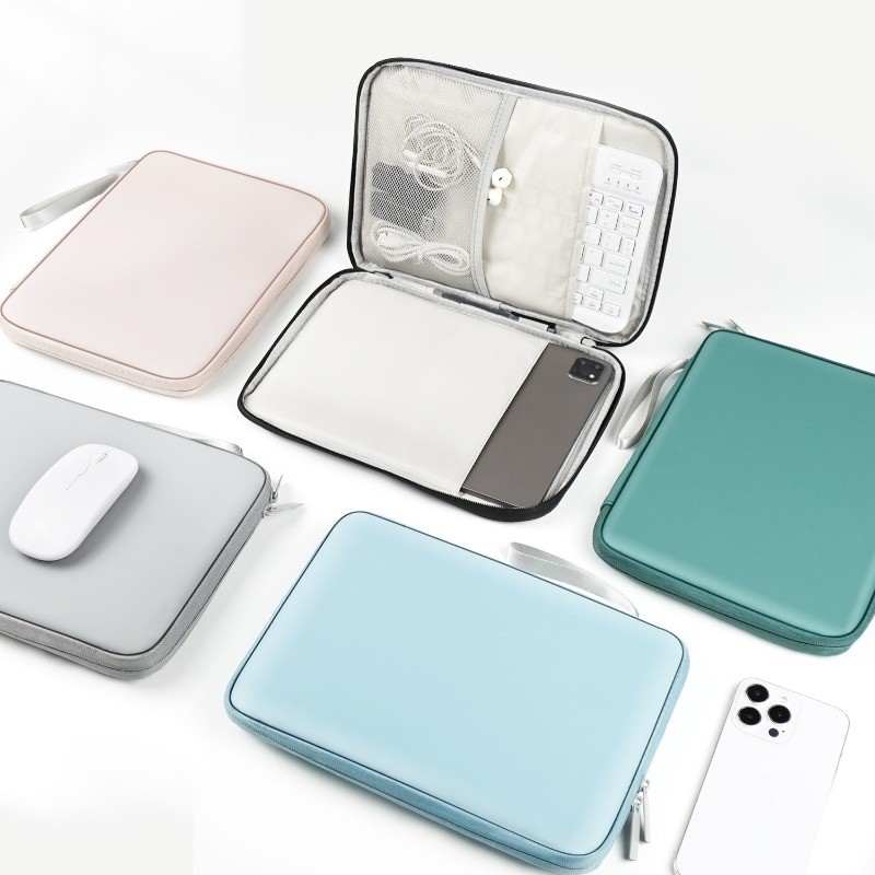 กระเป๋าแท็บเล็ต 7.9-12.9 นิ้วกระเป๋าถือสําหรับ IPad Pro Redmi Pad Pro Poco Pad กันกระแทกแบบพกพากระเป๋าหลายกระเป๋ากรณีแท็บเล็ต