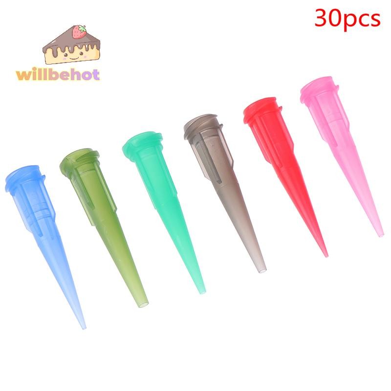 [WillbehotT] 30 ชิ้น TT เคล็ดลับเรียวบัดกรีวางกาวกาว Dispensing เข็ม 14-25GA [ใหม่]