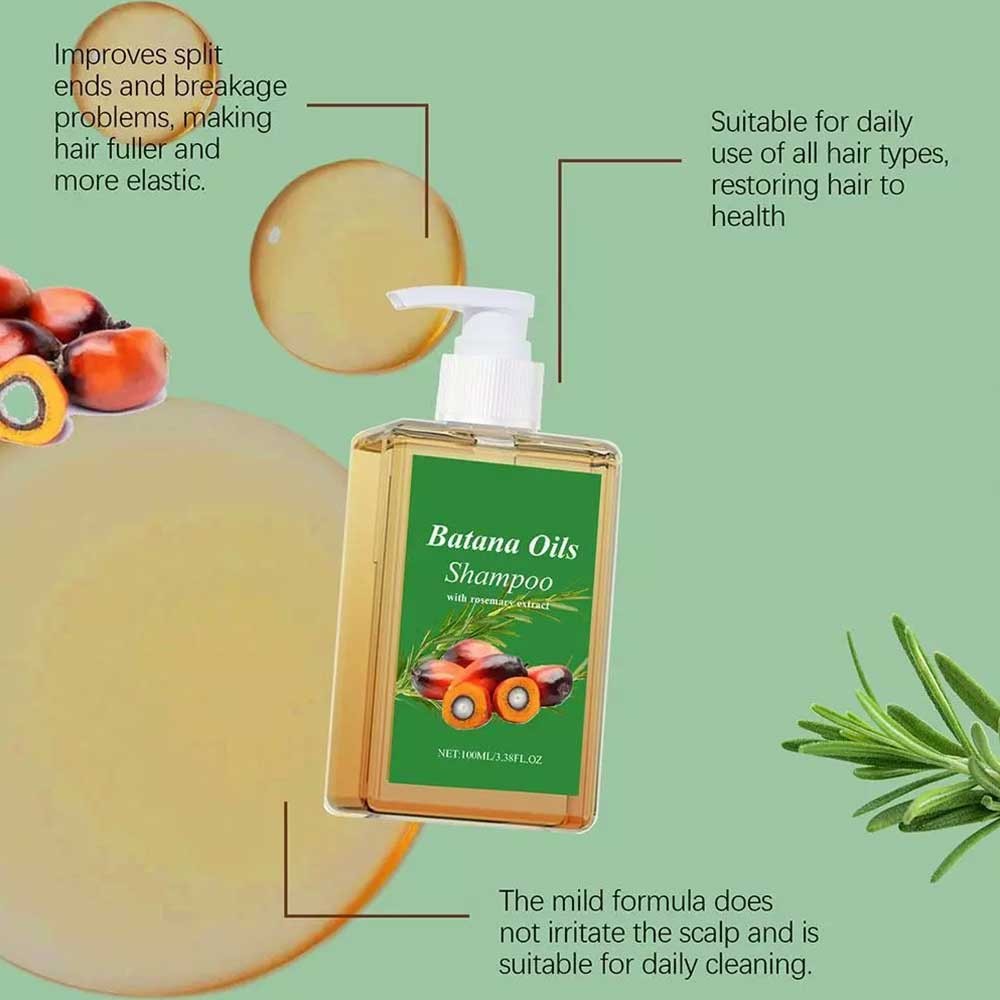 Batana Oil Shampoo Batana Oil Shampoo With Rosemary Extract Nourishes Hair 300ml