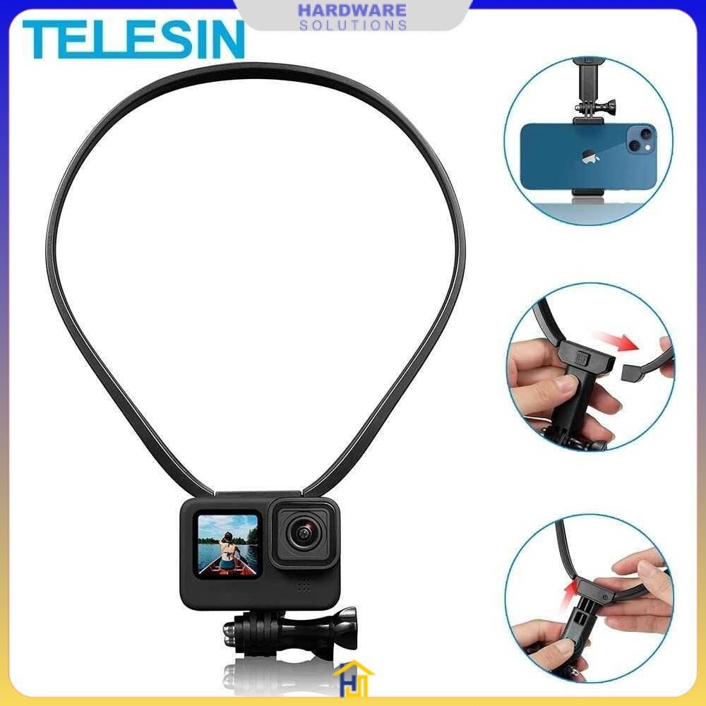TELESIN ขายึดคอสําหรับ GoPro Action Cam และสมาร์ทโฟน - GP-HNB-U1
