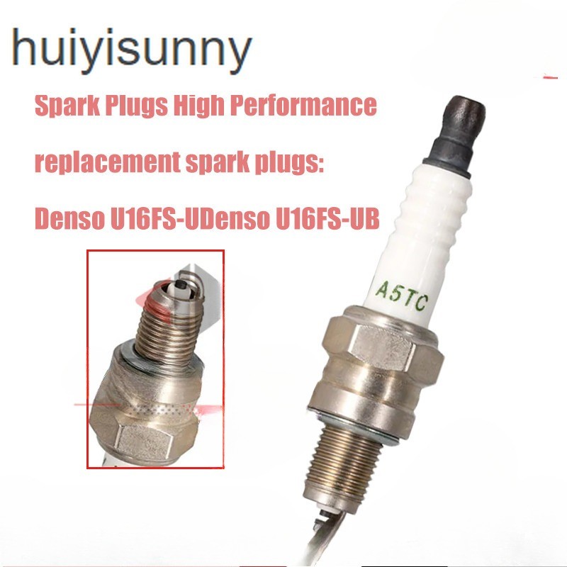 HYS 1 ชิ้นหัวเทียนประสิทธิภาพสูง A5TC เปลี่ยนสําหรับ Denso U16FS-U U16FS-UB