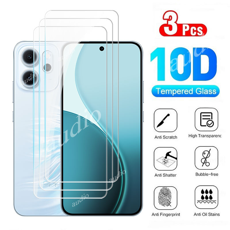 OPPO Reno14 F 5G 3 ชิ้นกระจกนิรภัยป้องกันหน้าจอสําหรับ Oppo Reno 14F 14 F Reno14F 5G 2025 โปร่งใสป้อ
