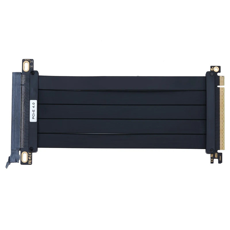 20 ซม.ความเร็ว PCIE 4.0 16X Riser สายกราฟิกการ์ดสายไฟ PCI Express พอร์ต GPU Riser Extender 180 องศา PCI-E สาย