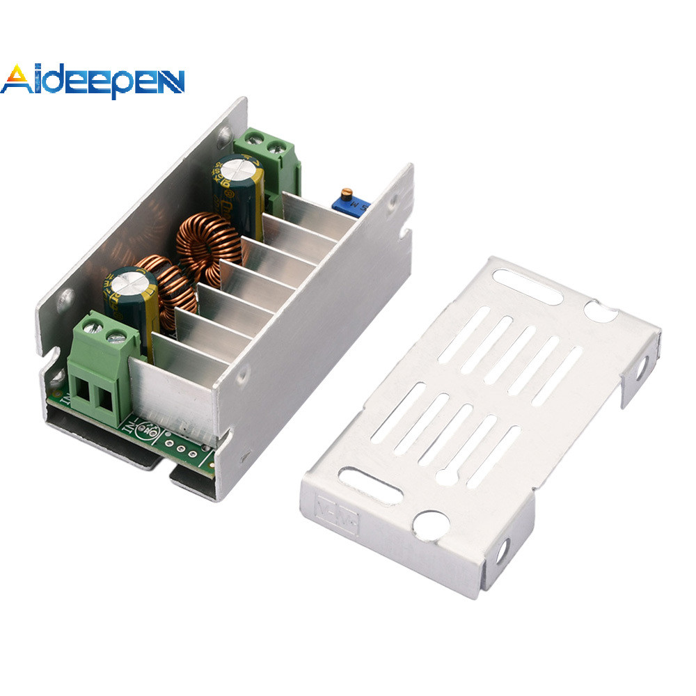 AIDEEPEN 5A โมดูล buck-boost อัตโนมัติ DC-DC buck-boost อะแดปเตอร์แปลงโมดูล