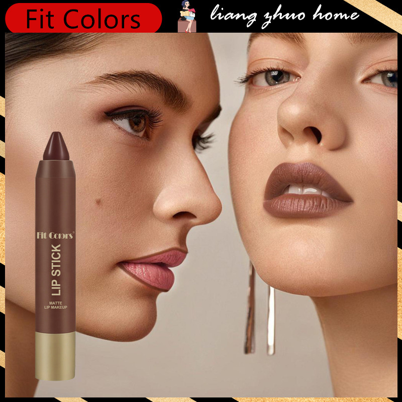 Fit สี Matte ลิปสติกดินสอสี Highly Pigmented Nude Lip Liner ปากกา Long-Lasting Moisturizing Easy Glide-On ช็อกโกแลต Stick Balm แต่งหน้า – โปรปัง