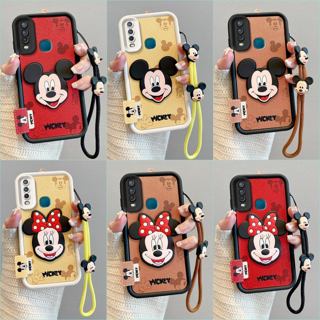 เคส VIVO Y11 Y12 Y15 Y17 Y19 หนังน่ารักอะนิเมะซิลิโคนนุ่มกรณีโทรศัพท์