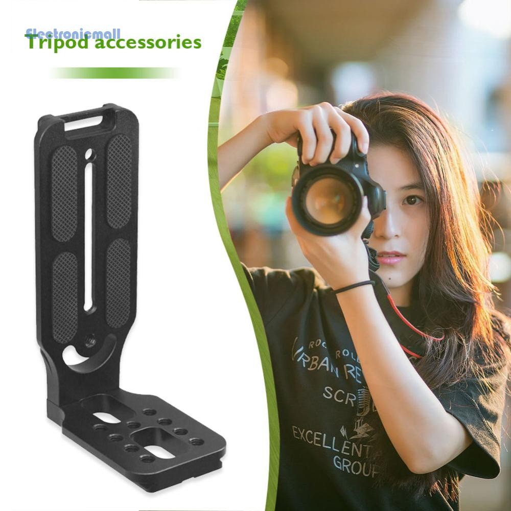 กล้อง DSLR L Plate ขาตั้งกล้องหัว Mount แนวตั้ง Shot Bracket สําหรับ Canon Nikon Sony [ElectronicMall01.th]