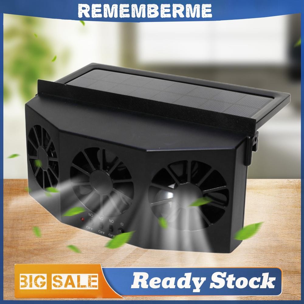 🚚จัดส่งในกรุงเทพฯ🚚พัดลมหมุนเวียนอากาศ 3 หัวพัดลมระบายความร้อนอัตโนมัติ 2.4V รถยนต์ไฟฟ้าคูลเลอร์อะไหล่รถยนต์ - รูปที่ 4