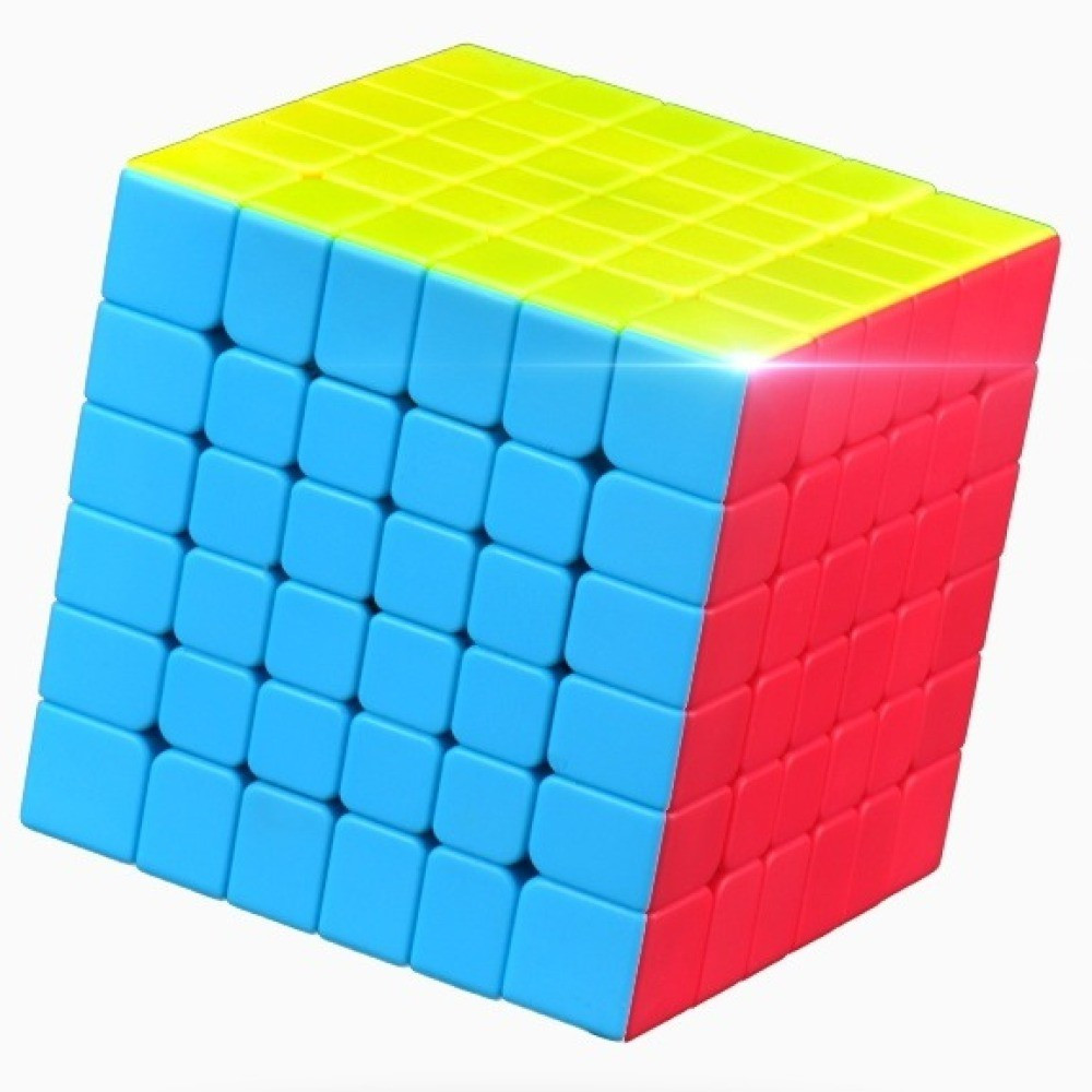 Qiyi 6x6 Speed Cube Stickerless 6x6x6 Magic Cube Qifan S2