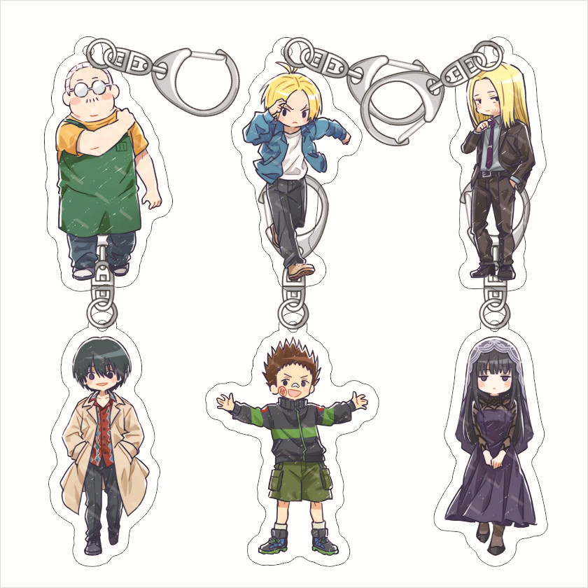 Sakamoto วันอะนิเมะพวงกุญแจผู้หญิง Nagumo อะคริลิค Key Chain Man Osaragi Key แหวนจี้เครื่องประดับ Ka