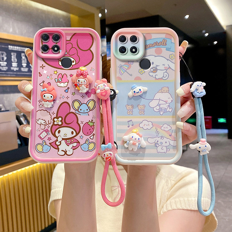 เคส oppo a15 / oppo a15s เคสโทรศัพท์ตุ๊กตา 3D น่ารักสําหรับเคส oppo a15 oppo a15s ฝาครอบ