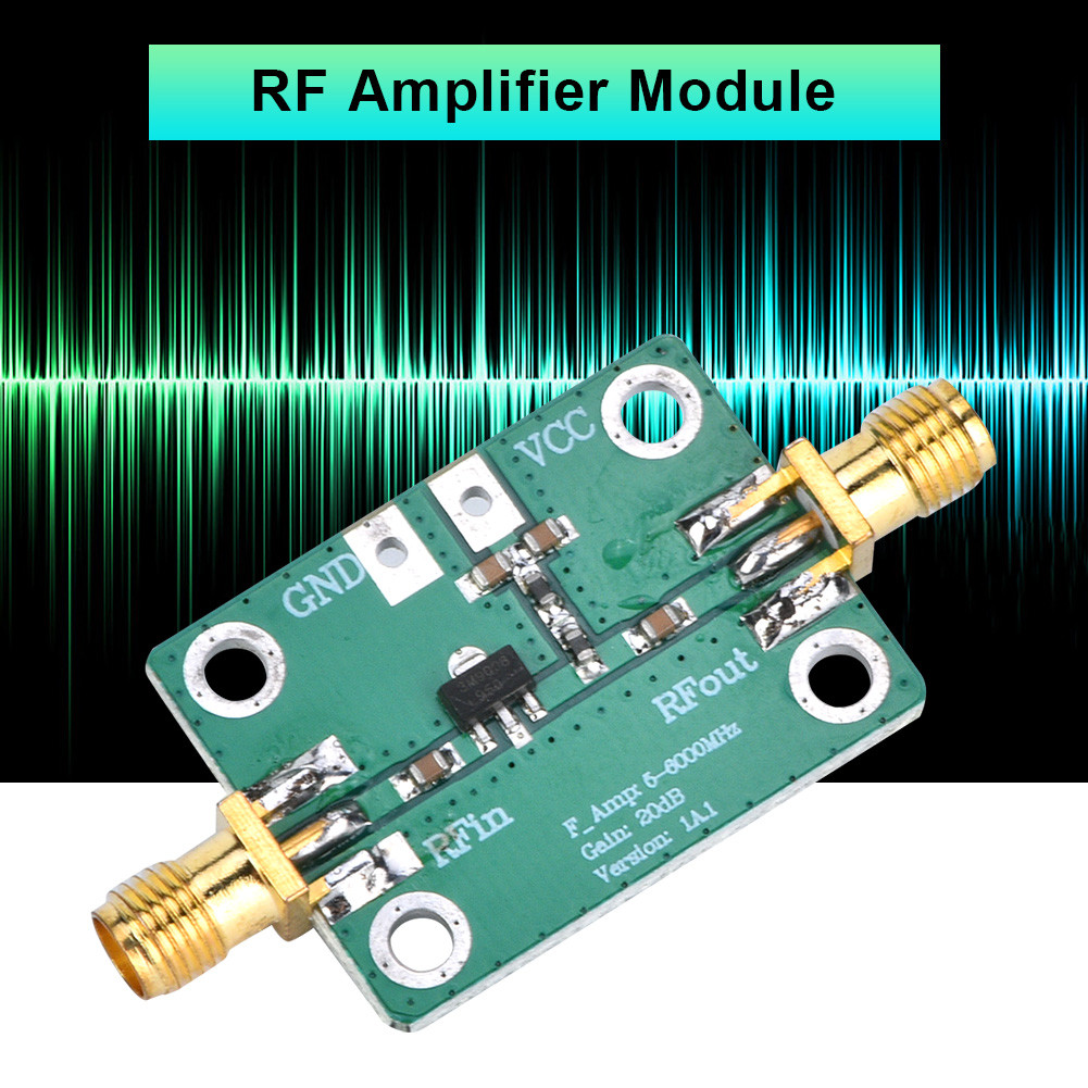 5-3500MHz 20dB สัญญาณรบกวนต่ำบรอดแบนด์ RF สัญญาณแอมพลิฟายเออร์บอร์ด LNA