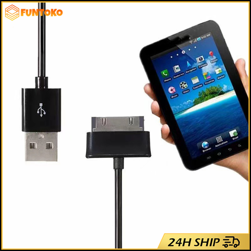 สินค้ามีคุณภาพ สายชาร์จข้อมูลแท็บเล็ต มือถือสำหรับsamsung Galaxy Tab P1000 p3100 P3110 สายยาว1M